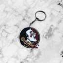 2 x Desert Cactus Florida State University Keychain Car Keys Holder (PVC A)