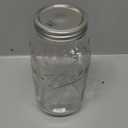 Ball Quart (32oz) Jar with Silver Lid, Wide Mouth, 1 Jar