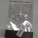 Christmas Traditions 5 inch Glittered Filigree Christmas Star Snowflake Tree Topper Star for Small/Mini X'Mas Tree/Home Decor/Christmas Table/Shelf Ornaments (Iridescent)