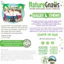 Nature Gnaws Beef Gullet Chews for Large Dogs 9-10" (50 Count) - Natural Beef Jerky Stick Dog Chew Treats - Rawhide Free
