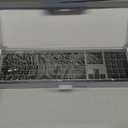 Wireless Keyboard and Mouse, Vssoplor Rechargeable Quiet Full-Size Keyboard and Mouse Combo Set Ultra Slim Design for Laptop, PC, Notebook, Desktop-Dark Gray