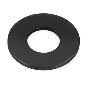 100 PCS 1/4" Black Flat Washer, 3/4" Outer Diameter, 304 Stainless Steel Metal Washer for Screws and Bolts