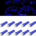 10Pcs t5 led bulbs Instrument dash lights Instrument Gauge Cluster LED Dash Kit Dashboard LED Light Bulbs Blue Replacement for Subaru Impreza WRX RS TS 2002 2003 2004 2005 2006 2007 Truck
