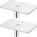MorningRo 2 Pcs Boat Seat Pedestal Seat Post Base Stainless Steel Pedestals for 3/4" Seat Pin Post Socket, Heavy Duty Boat Accessories