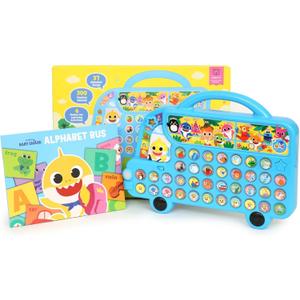 Pinkfong Baby Shark ABC Alphabet Bus (2nd Edition) Sound Pad | Premium Interactive Electronic Toy, Music Pad | Learning & Education Toys, Gifts for Kids and Toddlers