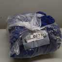 Amazon Basics 6-Piece Fade-Resistant 100% Cotton Towel Set, Soft and Absorbent, 2 Bath Towels, 2 Hand Towels, 2 Washcloths, Navy Blue