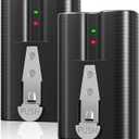 Mrupoo Long-Lasting 6040mAh Battery Replaement for Ring Battery 2Pack  Compatible with Ring-Doorbell Camera(2/3/4/3+/3 Plus),Stick-Up Cam (2nd & 3rd Gen),Spotlight Cam,3.65V Rechargeable Batteries