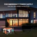 30 Amp Generator Cord 25FT and Pre-Drilled Power Inlet Box, Heavy Duty NEMA L14-30P/L14-30R Extension Cord, 125/250V 7500W Twist Lock Connector with Inlet Box for Generator to House, ETL Listed