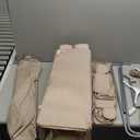 5 in 1 Pack and Play, Portable Travel Baby Bassinet, Foldable Travel Playard Playpen for Toddler, Bedside Crib Sleeper, Diaper Changer Table, Baby Playard for Newborn (Champagne)