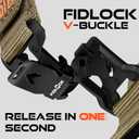 Bandletic Compatible with Garmin Fenix 5X 6X 7X Watch Band - 26mm Easy-Fit Rugged Nylon Strap with Magnetic Fidlock V-Buckle for Fenix 8 51mm/7X 6X Pro/5X Plus/3/3 HR/Tactix/Epix Pro2 51mm/Instinct 2X