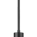 Emak Modern Black Pendant Lights, 8 Inch Kitchen Pendant Lighting Over Island with Clear Glass Shade, Farmhouse Hanging Lights for Kitchen, Bathroom, Bedroom, Dining Room, PL122-BK-CG
