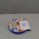SoulThink Ant Proof Cat Dog Bowl Tray - SoulThink x Simone Miller Collaboration Pet Food Dish Indoor No Chemical No Water Needed Different from Traditional Ant Trap (Orchid Flower)