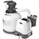 Intex SX2800 Krystal Clear Sand Filter Pump: 2800 GPH Pump Flow Rate – Improved Circulation and Filtration – Easy Installation – Improved Water Clarity – Easy-to-Clean