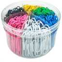 Colorful Paper Clips 300pcs 2inch Large Paperclips for Home Office School Paperwork and Document Organizing