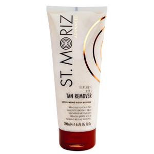 St Moriz Advanced Glycolic Peel Self Tan Remover - Exfoliating Self Tan Eraser Scrub with Glycolic Acid - Removes Old Self Tanner & Dead Skin Cells - Gentle on Skin (6.76 fl oz)