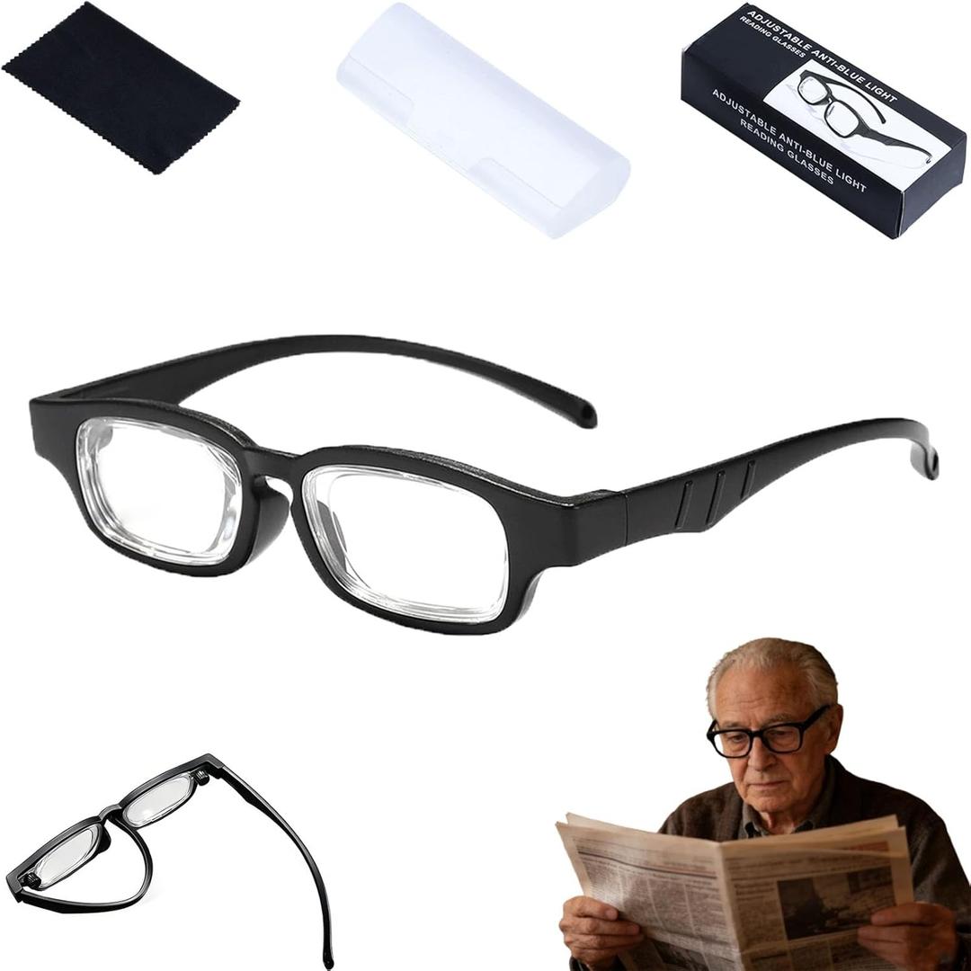 Adjustable Eye Glasses for Women Men, Auto Focus Glasses Self Adjusting, Anti Blue Light Multi Point Eyeglasses