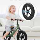 KRIDDO Toddler Balance Bike 2 Year Old, Kids Balance Bike for 2-5 Years Old, Dual Bearing for Smoother Riding, Adorable Plate, Adjustable Seat and Handlebar, Toddler Bike Gifts Age 2-3, Green