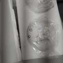 BOZO Brushed Nickel Chandelier Dining Room Lighting Fixtures Modern Foyer 24" Orb Chandeliers 4 Light Hanging Pendant Ceiling Lighting Frosted Glass Shades