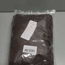 Womens Winter Warm Padded Crop Vest Lightweight Sleeveless Puffer Vest (Brown, XL)