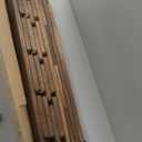 Suzile Oversized Coffee Mug Display Rack Wooden Display Shelves Rustic Wooden Floating Curio Shelf Travel Wall Mounted Coffee Mug Rack Holder Shadow Box Shelf (Grid Size 5.1x5.1x3in, Rustic Brown)