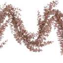 Vickerman 6ft Cafe Latte Artificial Eucalyptus Glitter Garland. (Caf Latte)