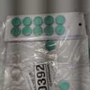 QOJOPU Fridge Magnets - 13Pcs Strong Heavy Duty Refrigerator Magnets for Whiteboard Kitchen Fridge Locker Classroom & Office - Decorative Round Cute Small Magnets for Photos, Notes, Calendar (Green)