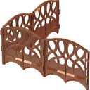 Valley View SDE-20LB Scroll Decorative Lawn Edging, 20', Light Brown
