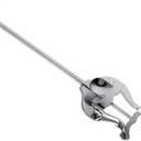 Trumpet Marching Clamp-on Lyre Metal Plating Sheet Music Clip for Musical Instrument Accssories (Trumpet-Silver 7.2inch)
