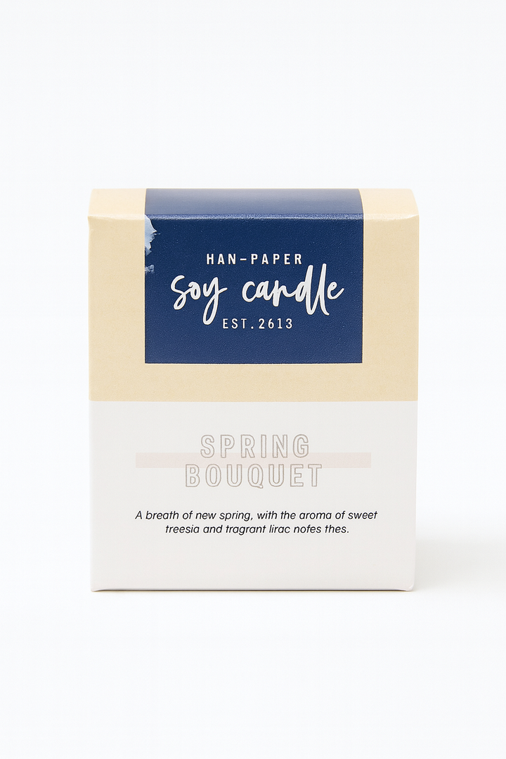 Hand-Poured Soy Candle 9oz Spring Bouquet