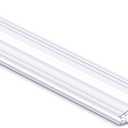 1 Pack Living Hinge for Golf Cart Windshield Piano Drum Shield Cuttable Clear PVC Living Hinge (72 Inch)