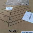 Wire Shelf Covers, 26"W x 12"D PVC Wire Rack Cover for Wire Shelving (5Pcs) | Moisture Resistant Wires Rack Cover with No Installation for Pantry, Closet, Kitchen, 0.39 Inch Thick (Not Wood)