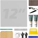 Drywall Repair Kit,Drywall Repair Panel 12 x12,Drywall Patch Kit Large Hole,Sheetrock Repair Kit,Wall Surface Large Hole Fill Quick and Easy Solution