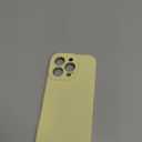 LOVE 3000 Designed for iPhone 16 Pro Case, Premium Silicone with [Soft Anti-Scratch Microfiber Lining] Shockproof Protective Phone Case for Men Women Girls 6.3", Creamy Yellow