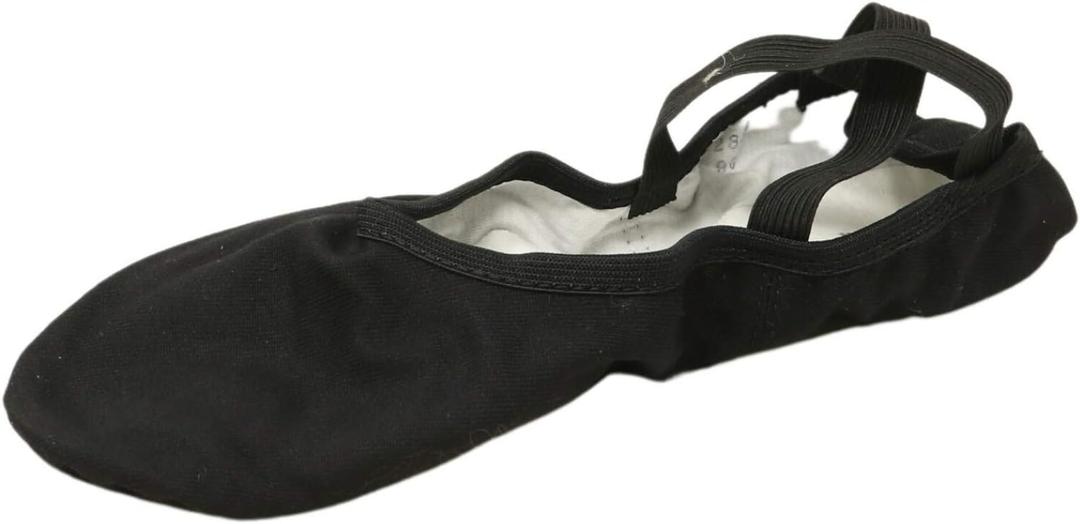 Bloch Dance Men's Performa Stretch Canvas Split Sole Ballet Shoe/Slipper (12 Narrow, Black)