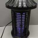 Bug Zapper Indoor & Outdoor, Water Proof Mosquito Zapper with LED Light, 4200V Electric Bug Zapper for Home Patio Office Courtyard (Black)