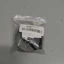 Door Hole Cover Plate,2-5/8" Diameter Round Deadbolt Cover Plate,Matte Black Door Knob Hole Cover Plate Door Hole Filler Plate for Home Security-2 Pack