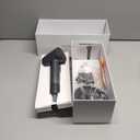 Hair Dryer, 160000 RPM Professional High-Speed Blow Dryer 500 Millions Negative Ionic Care Hair Dryer for Fast Drying, Low Noise Thermo-Control Hairdryer, Travel with Diffuser, Gray