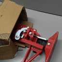 33" Farm Jack, 3 Ton (7,000 Lbs) Ratcheting Off-Road Utility Jack, Heavy-Duty High Lift f-Arm Jack for Truck Tractor SUV, Lifting Range 5.12-25.39 in, 22.83 in Handle Leverage Steel Construction