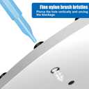 30pcs Shower Head Cleaner Tools, Shower Head Cleaning Brushes Multi-Sized Tiny Showerhead Cleaner Picks for Small Hole Anti-Clogging Cleaning Brush for Gap Nozzle Slot (Blue)