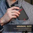 Wallet for Men with Stealth Pocket for AirTag, 3 in 1 Design, Removable ID Window, RFID Blocking, 15 Card Capacity, Slim Carbon Fiber, Bill Divider, Wallet with Gift Box, Hidden Storage for AirTag