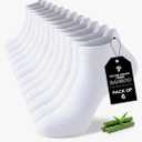 Niorasen Ankle Socks for Men, 6 Pairs Bamboo Rayon Breathable Sports Low Cut Thin, Multicolor Size M17