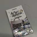 TRANSON 4 Gold and 4 Silver Paint Markers Brush and Fine Dual-tip Acrylic Paint Marker Set for Rock Painting Glass Canvas Wood Leather Ceramic Painting