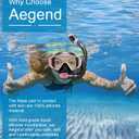 Aegend Snorkeling Gear for Adults Youth Kids, Snorkel Mask with Top Dry Valve - Panoramic View Anti-Leak and Anti-Fog with Mesh Bag for Snorkeling, Scuba Diving, Freediving & Swimming
