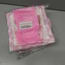 2 x Valentines Day Party Decorations 7inch Paper Plates and Napkins Forks Disposable Set Serves 20 - Pink Galentines Day Party Supplies for Afternoon Tea, Gatherings, Weddings Cake Dessert(60 Pcs)