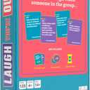 You Laugh You're Out [A Party Game with Hilarious Charades Family Card Games for Adults & Teens, 125 Prompt Cards Fun for Family Game Nights, Gatherings, & Parties Ages 14+]