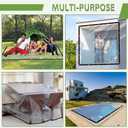 Clear Tarp Waterproof with Grommets 4x6 ft,Heavy Duty Clear Plastic Tarp Cover,Clear Vinyl Tarp for Outdoor/Patio/Garden/Chicken Coop/Cat Litter