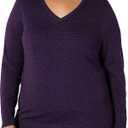 Amazon Essentials Women's Classic-Fit Lightweight Long-Sleeve V-Neck Sweater - Small