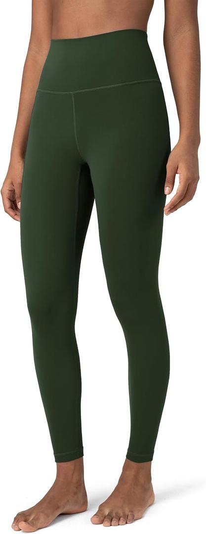 Colorfulkoala Women's Dreamlux High Waisted Workout Leggings 25" / 28" Inseam Yoga Pants (Small, Rosin)
