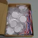 Yookeer 36 Pcs DIY Medals Design Your Own Award Medals Bulk for Kids Custom Clear Blank Make Your Own Medal Kit with Neck Ribbon for School Field Day Party Favors Winner Trophy Gymnastics Prize Gift