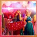 Crowye LED Tutu Skirt Light up Tutus 5 Layered Neon Tulle Skirt for Women 80's Party Valentine's Day New Year Glitter Costume (Red) 2 Pack 